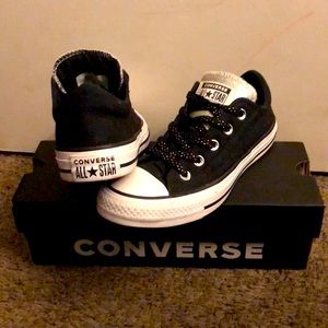 Converse Maddison Chuck Taylors with Silver